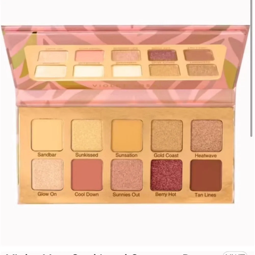 Violet Voss Sunkissed Summer eyeshadow palette pro series summer never used
